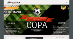 Desktop Screenshot of comunaparedones.cl